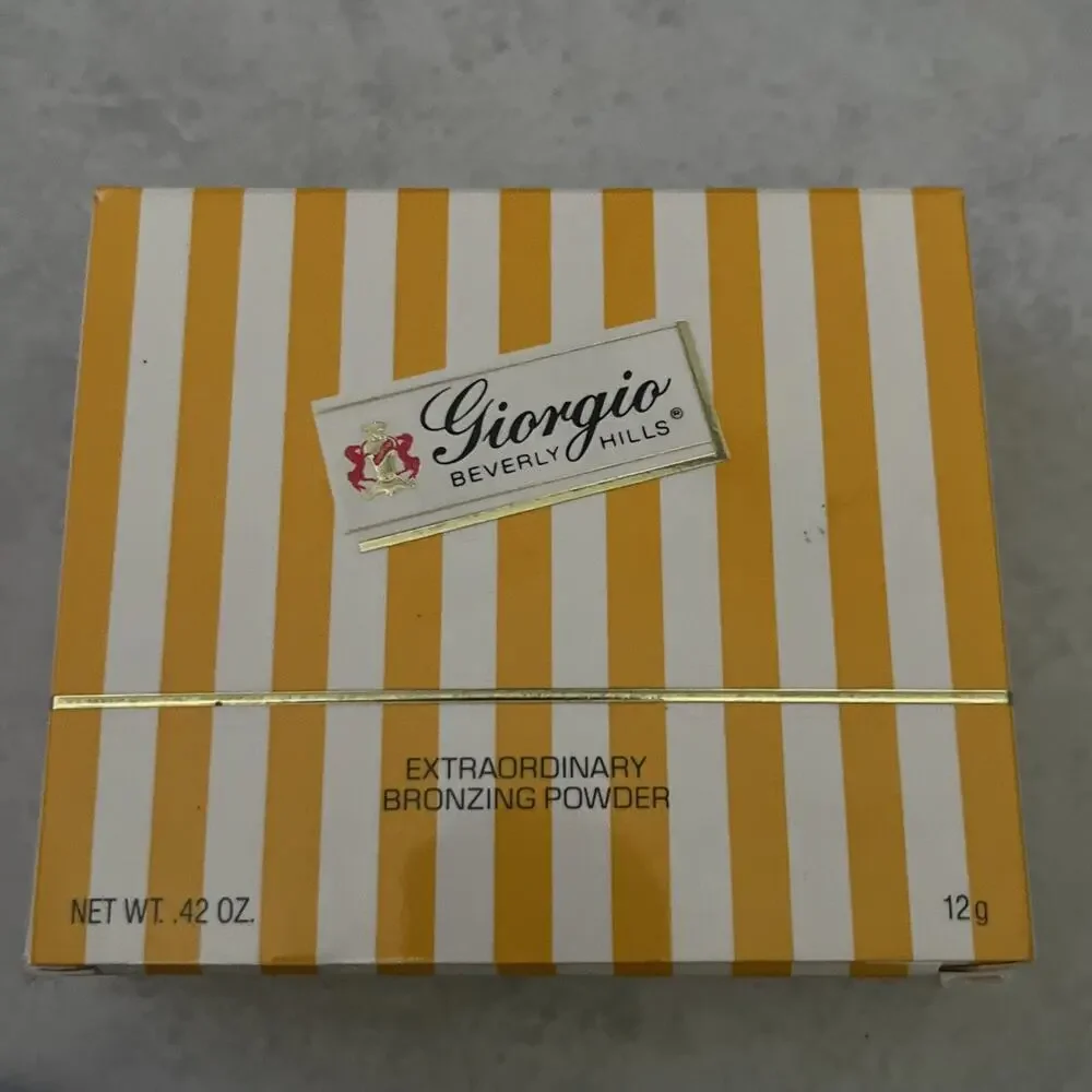 Giorgio Beverly Hills Extraordinary Bronzing Powder .42oz. New In Box